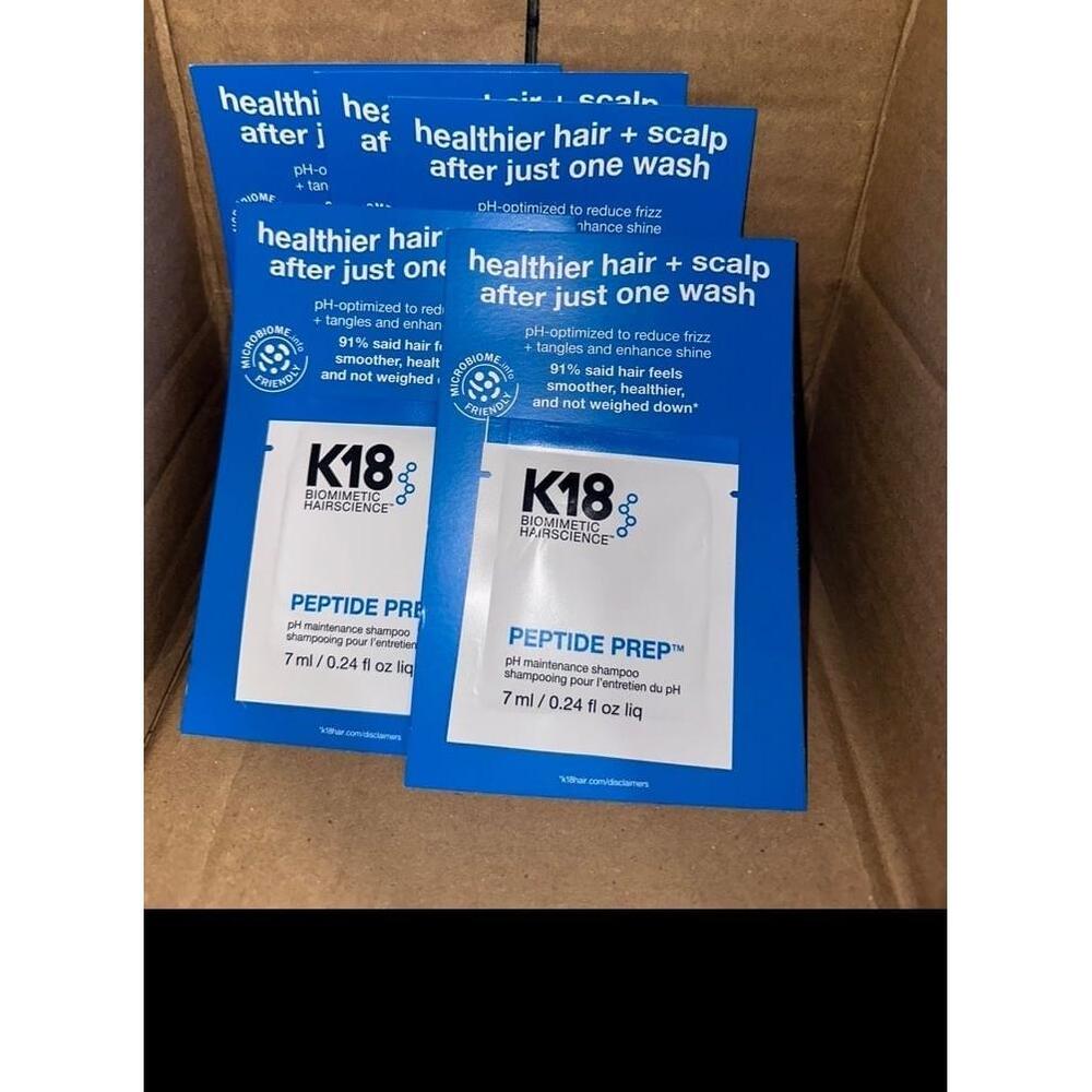 K18 Peptide Prep PH shampoo travel sample